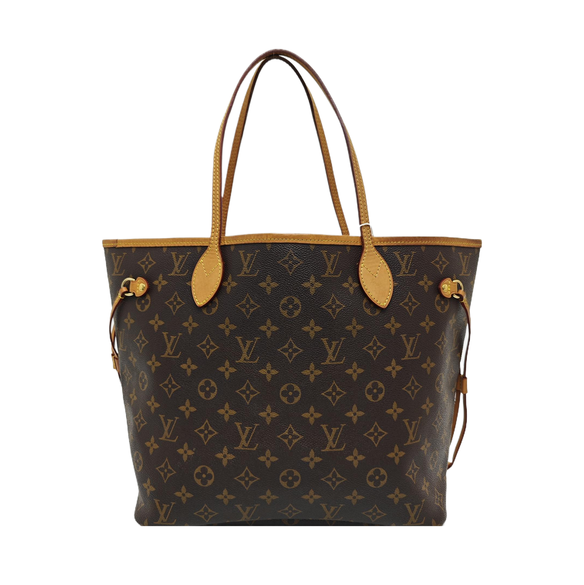 NEVERFULL MM Monogram Coated Canvas Brown
