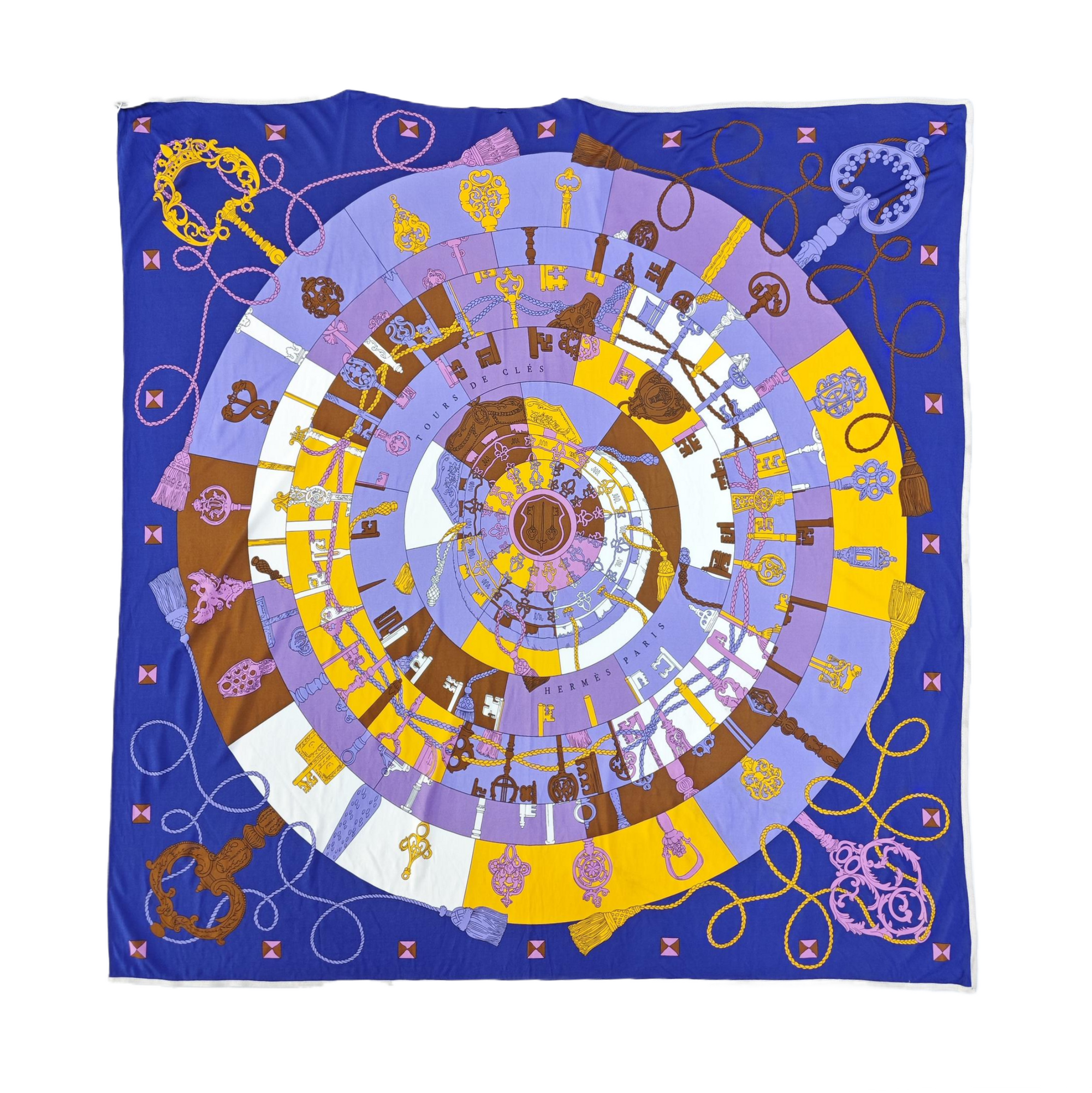 Mulberry Silk Silk Scarf Multicolor