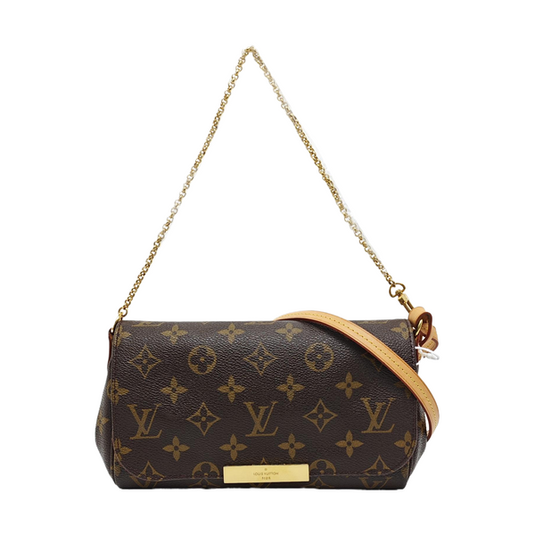 FAVORITE PM Monogram Coated Canvas Brown