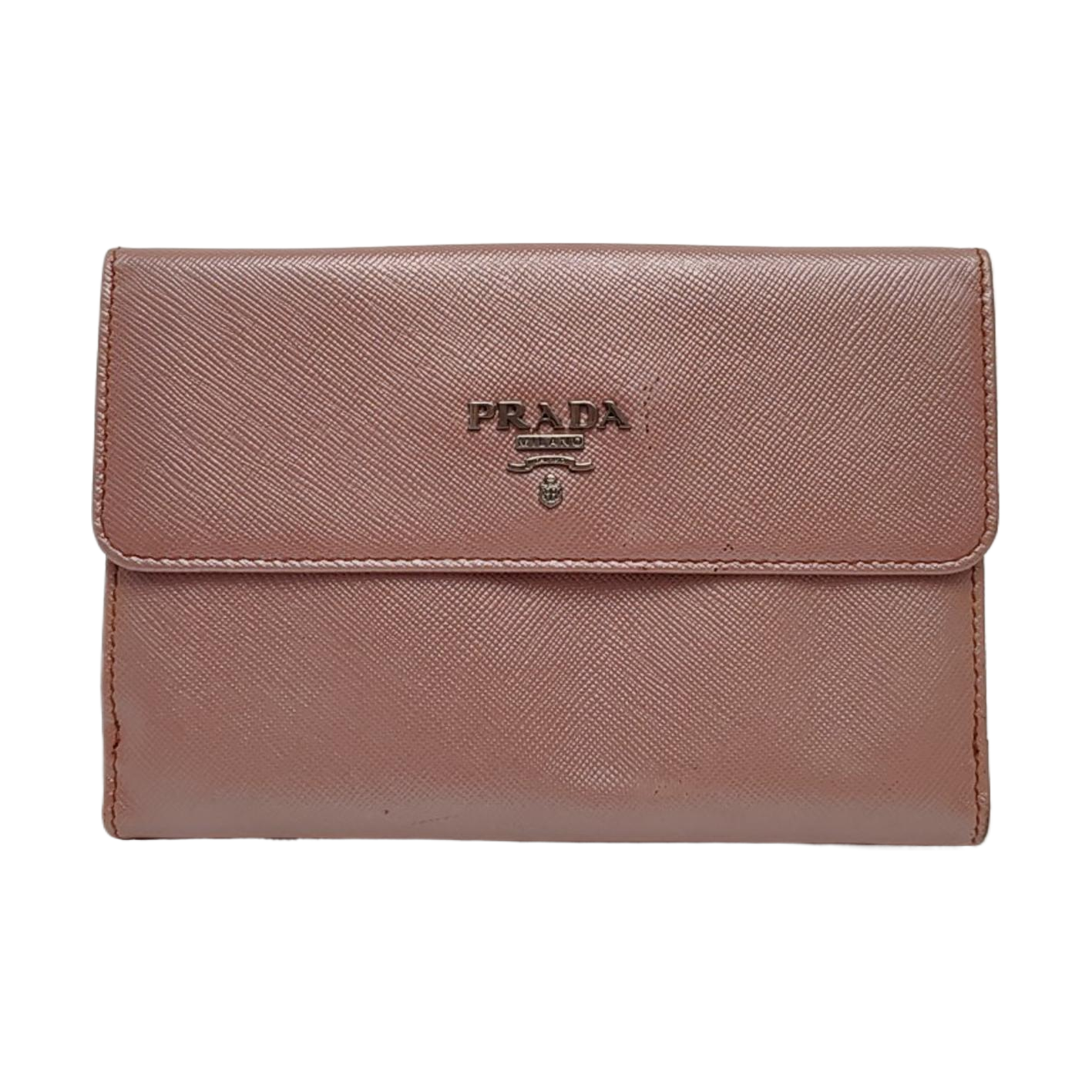 Saffiano Calfskin Wallet Pink