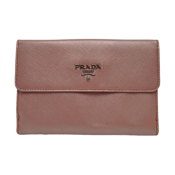 Saffiano Calfskin Wallet Pink