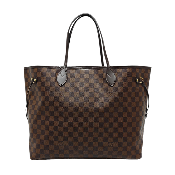 Authenticated pre-owned  NEVERFULL GM Coated Canvas Brown - Tote Bag at Looply