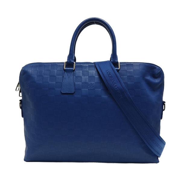 PORTE-DOCUMENTS Damier Calfskin Blue