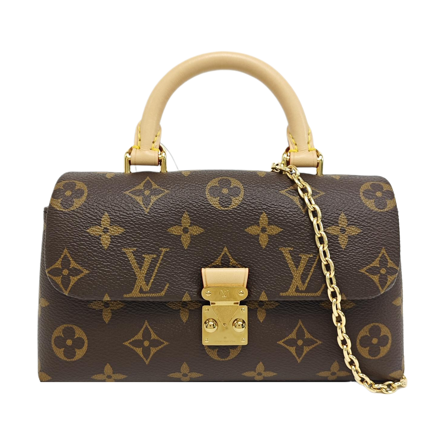 MADELEINE Monogram Coated Canvas Brown