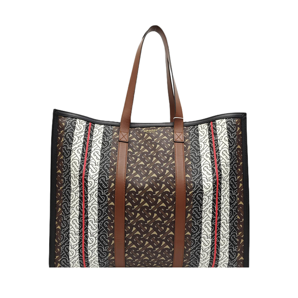MONOGRAM Large Coated Canvas Brown
