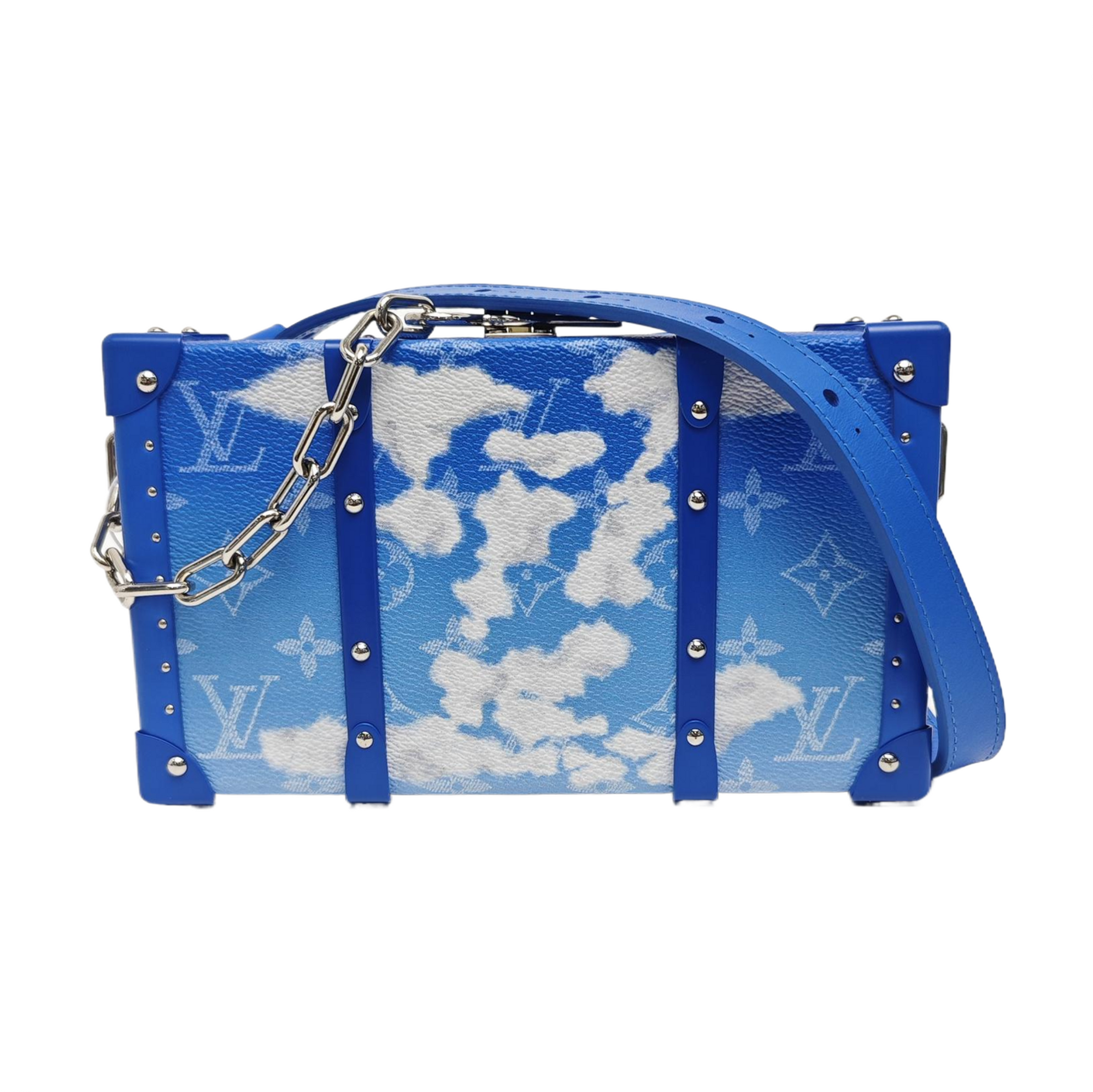 WALLET TRUNK Monogram Coated Canvas Blue