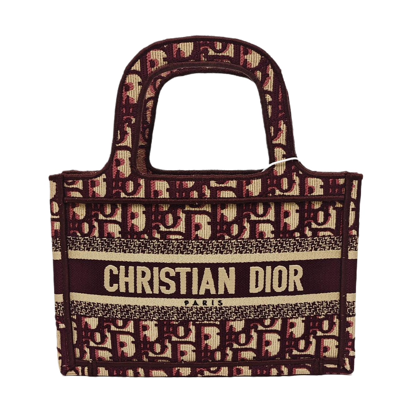 Authenticated pre-owned  Book Tote Mini Canvas Red - Tote Bag at Looply