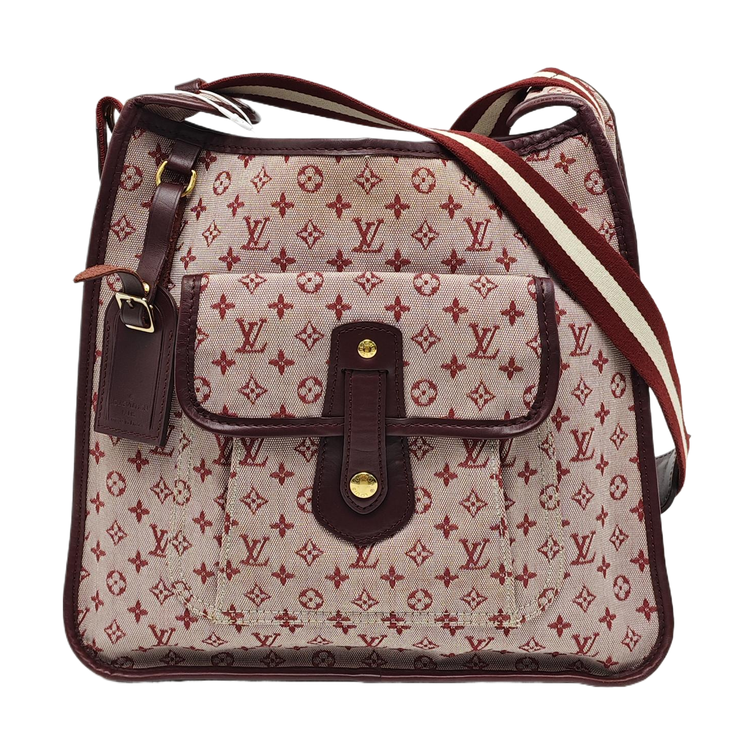 MARY KATE Monogram Canvas Red