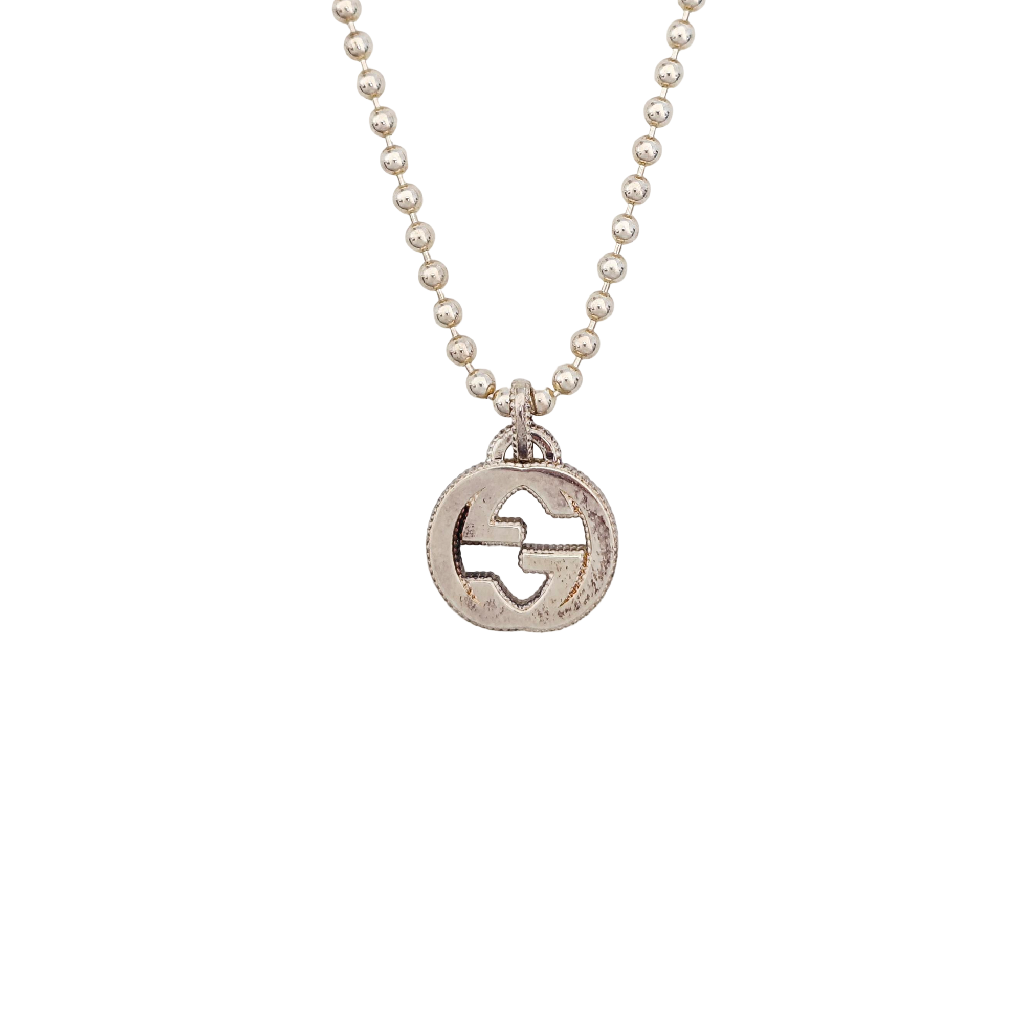 Interlocking G 925 Sterling Silver Necklace