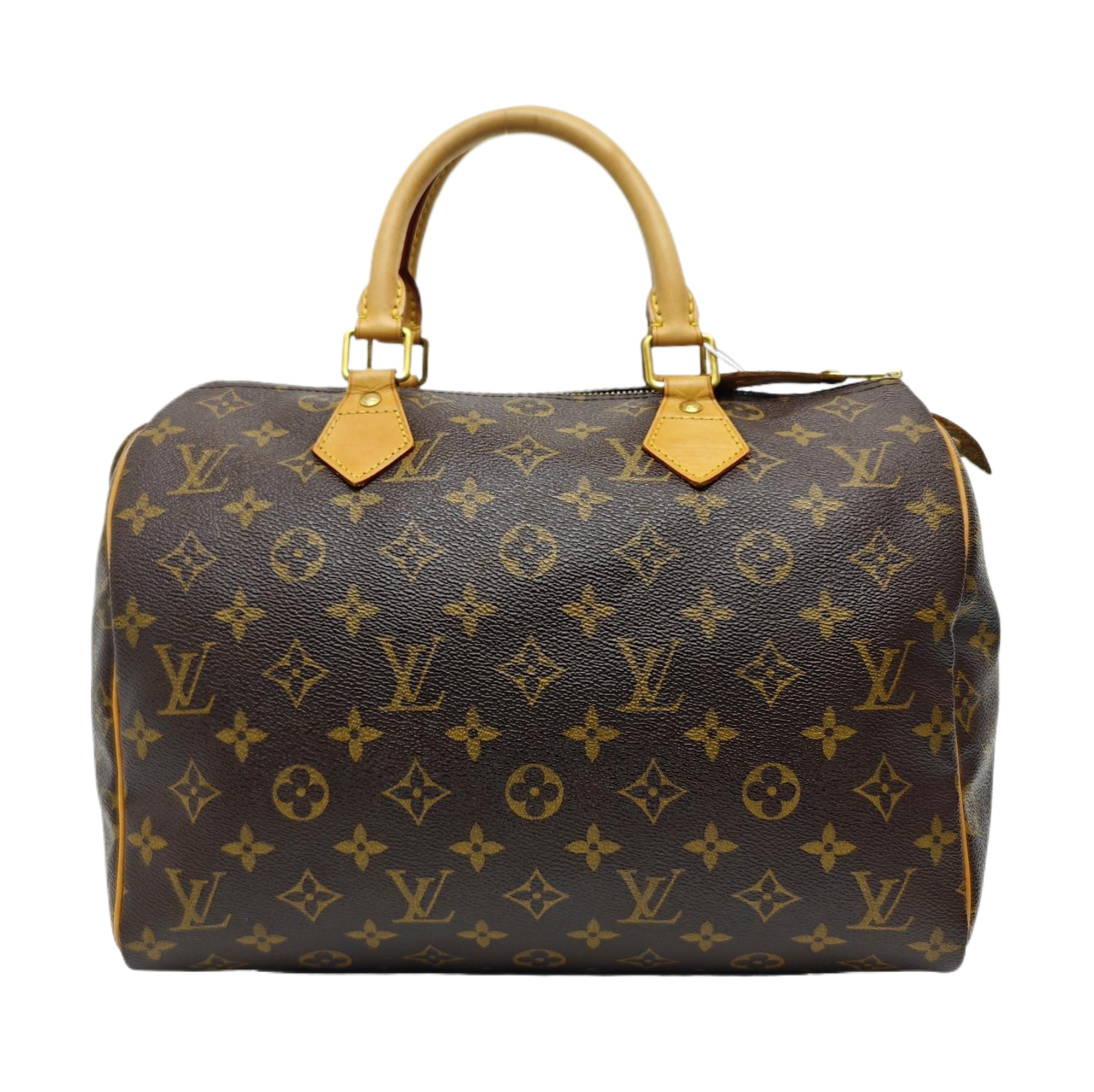 SPEEDY 30 Monogram Coated Canvas Brown