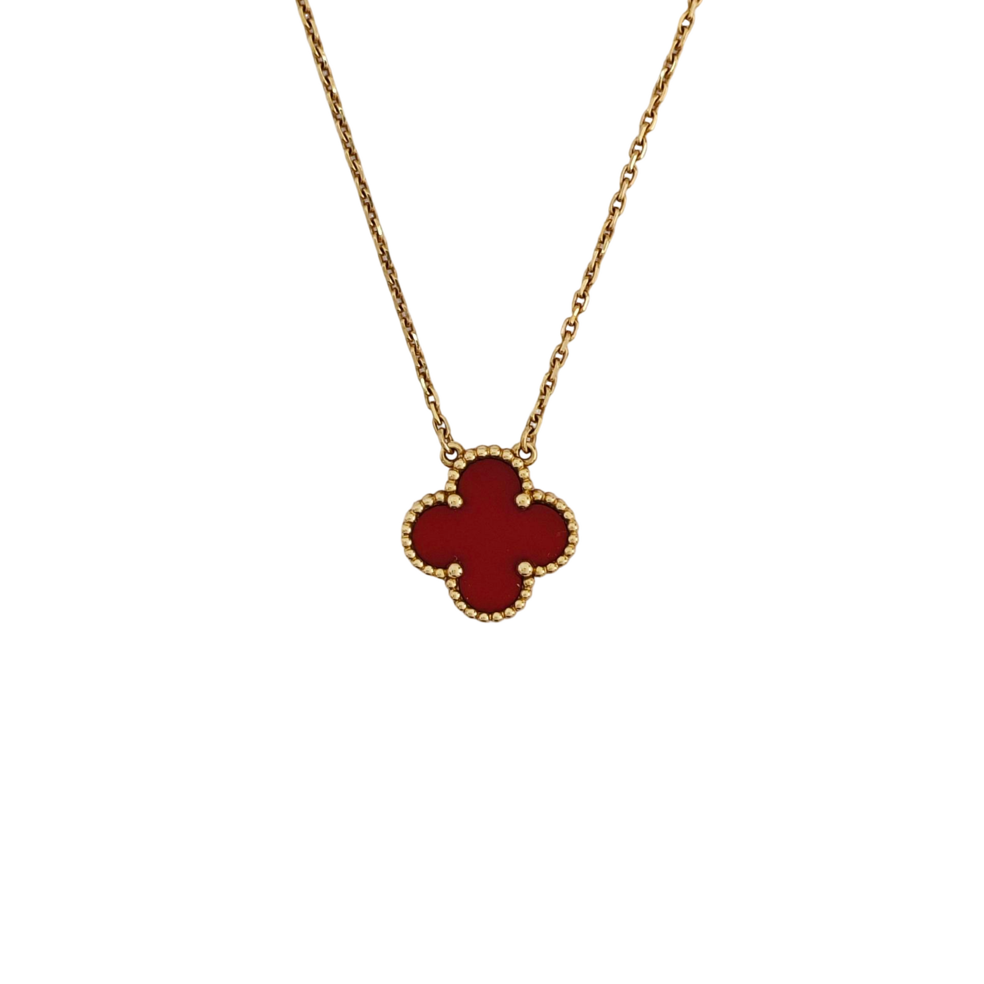 Vintage Alhambra 18k Gold Necklace
