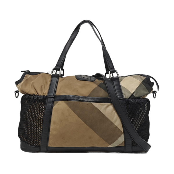 Nylon Shoulder Bag Brown