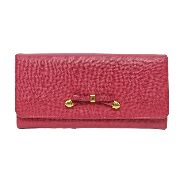 Saffiano Calfskin Wallet Red