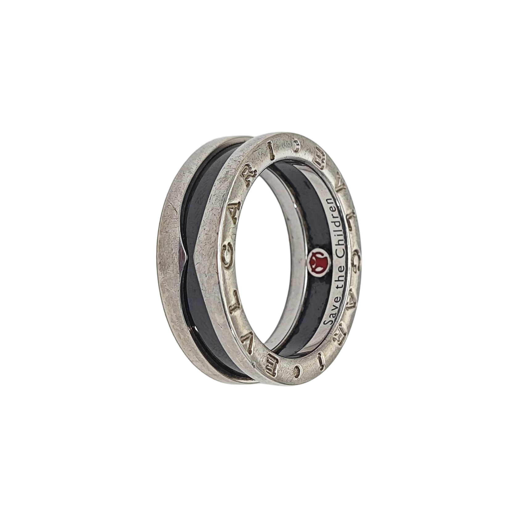 B.ZERO1 925 Sterling Silver Ring EU 54