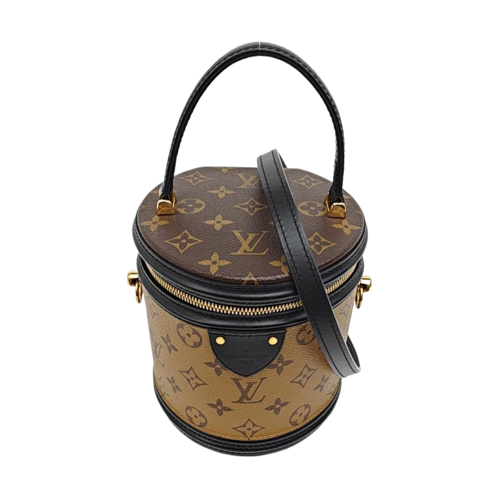 CANNES PM Monogram Coated Canvas Brown