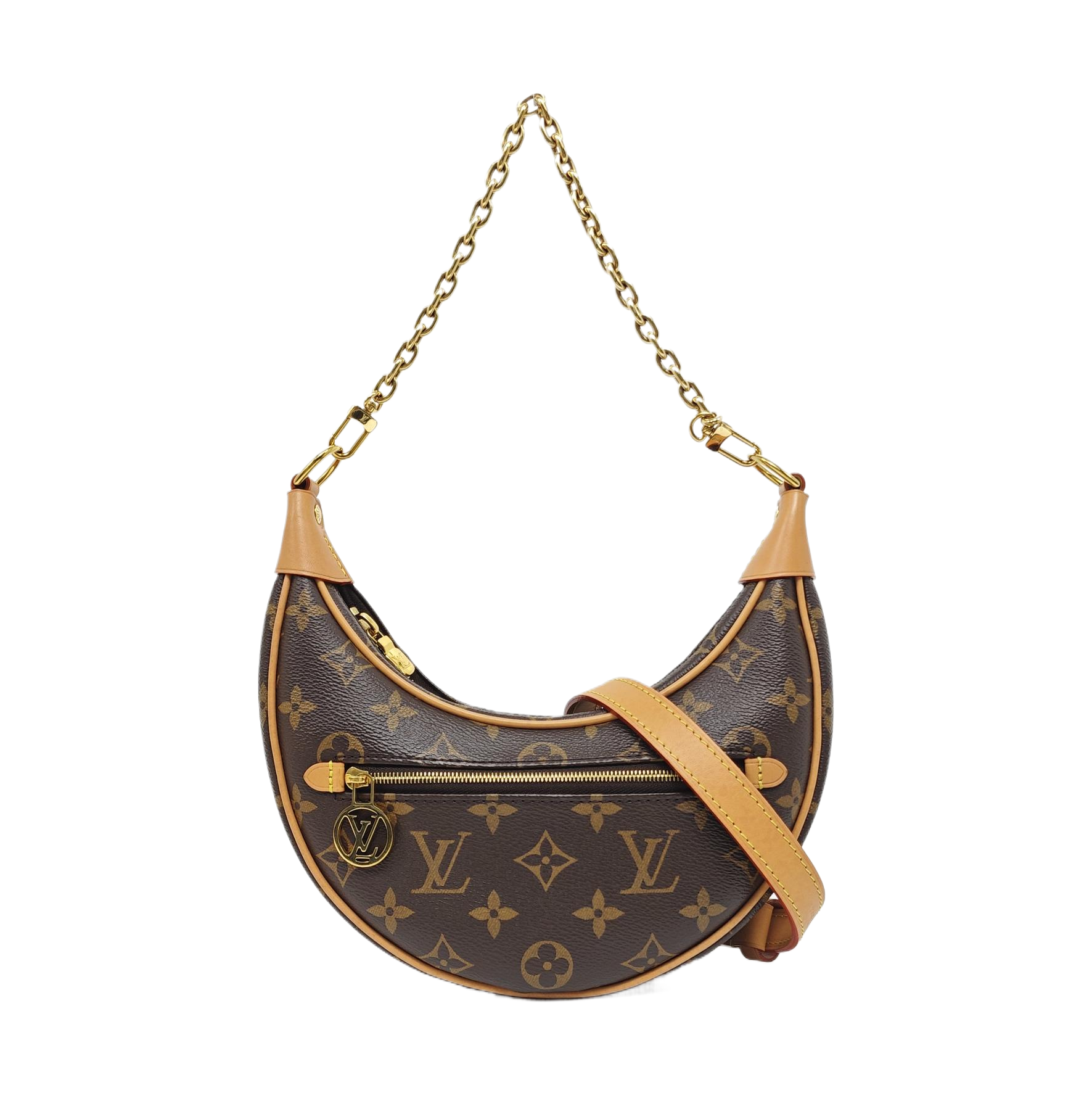 LOOP Monogram Coated Canvas Brown