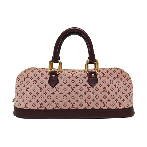 Authenticated pre-owned  ALMA Monogram Canvas Pink - Top Handle Bag at Looply