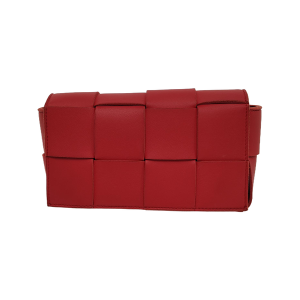 Cassette Mini Lambskin Red