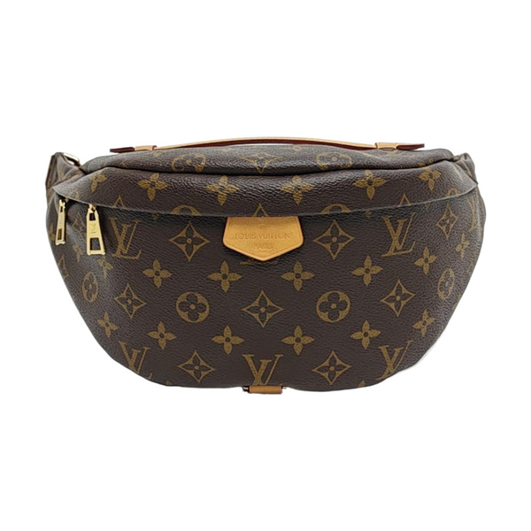 BUMBAG Monogram Coated Canvas Brown