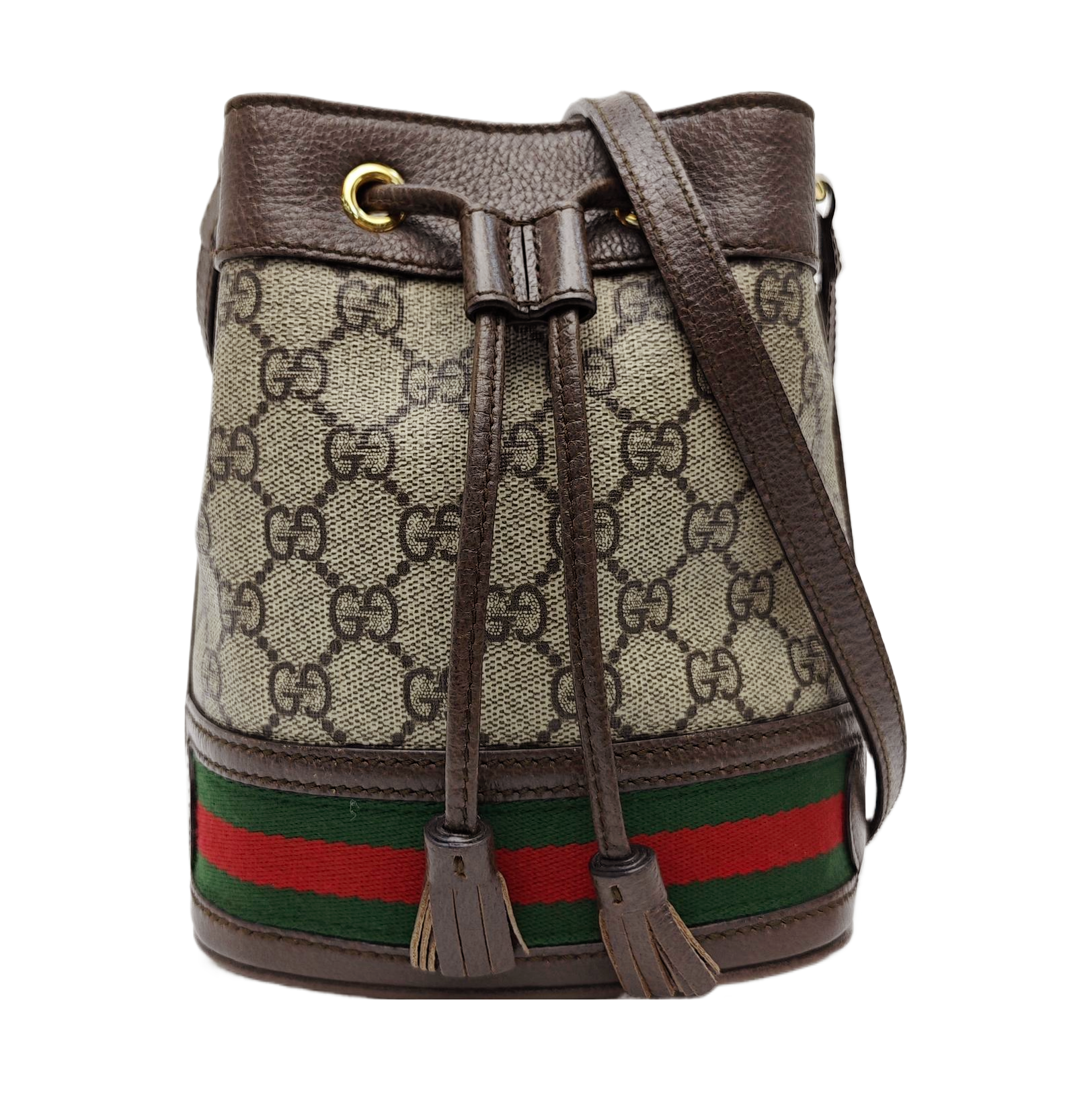 Ophidia Mini Monogram Coated Canvas Beige