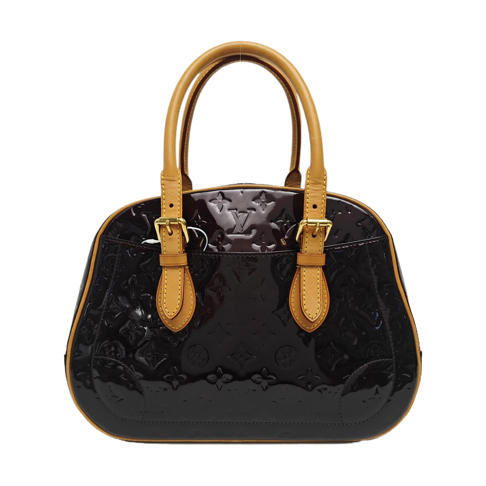 SUMMIT DRIVE Monogram Patent Leather Red