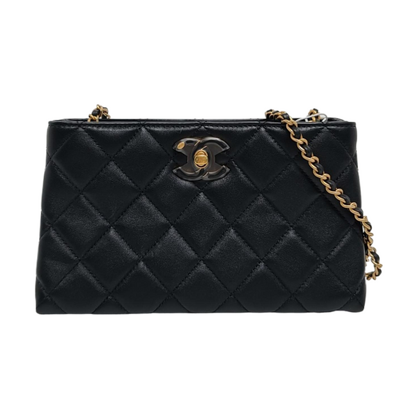 Quilted Lambskin Black