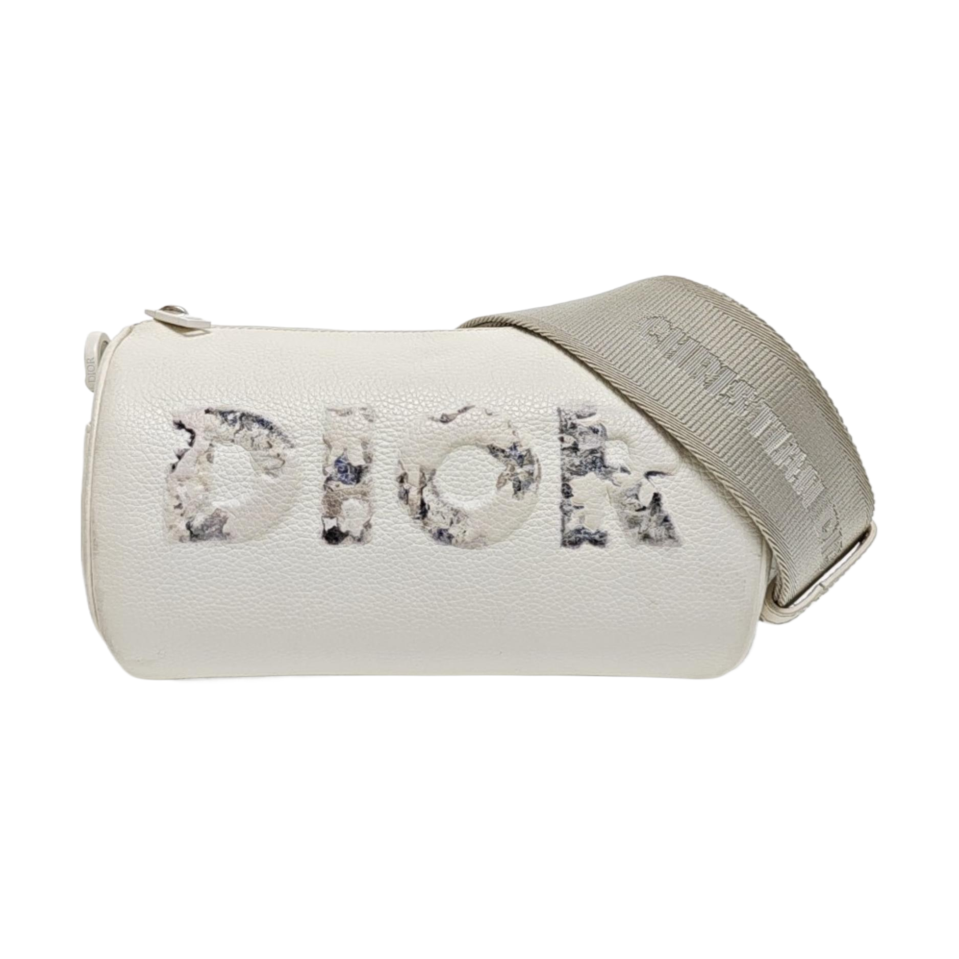 Calfskin Shoulder Bag White