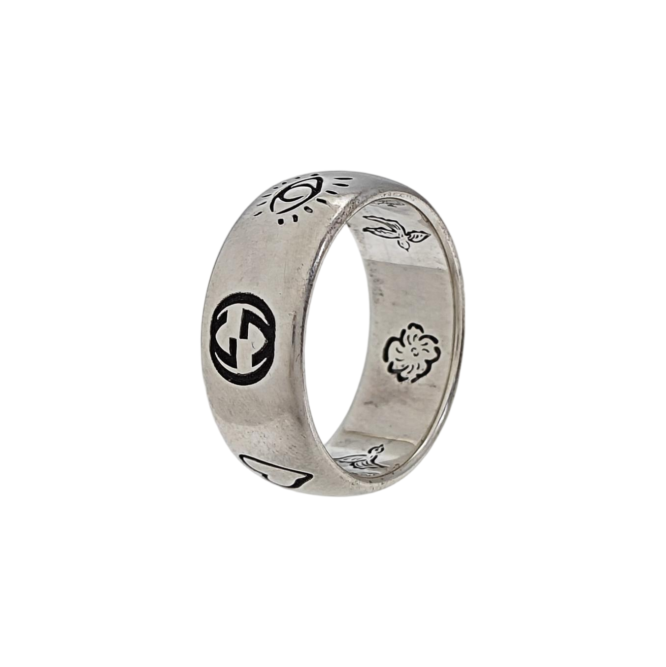 Blind For Love 925 Sterling Silver Ring EU 63