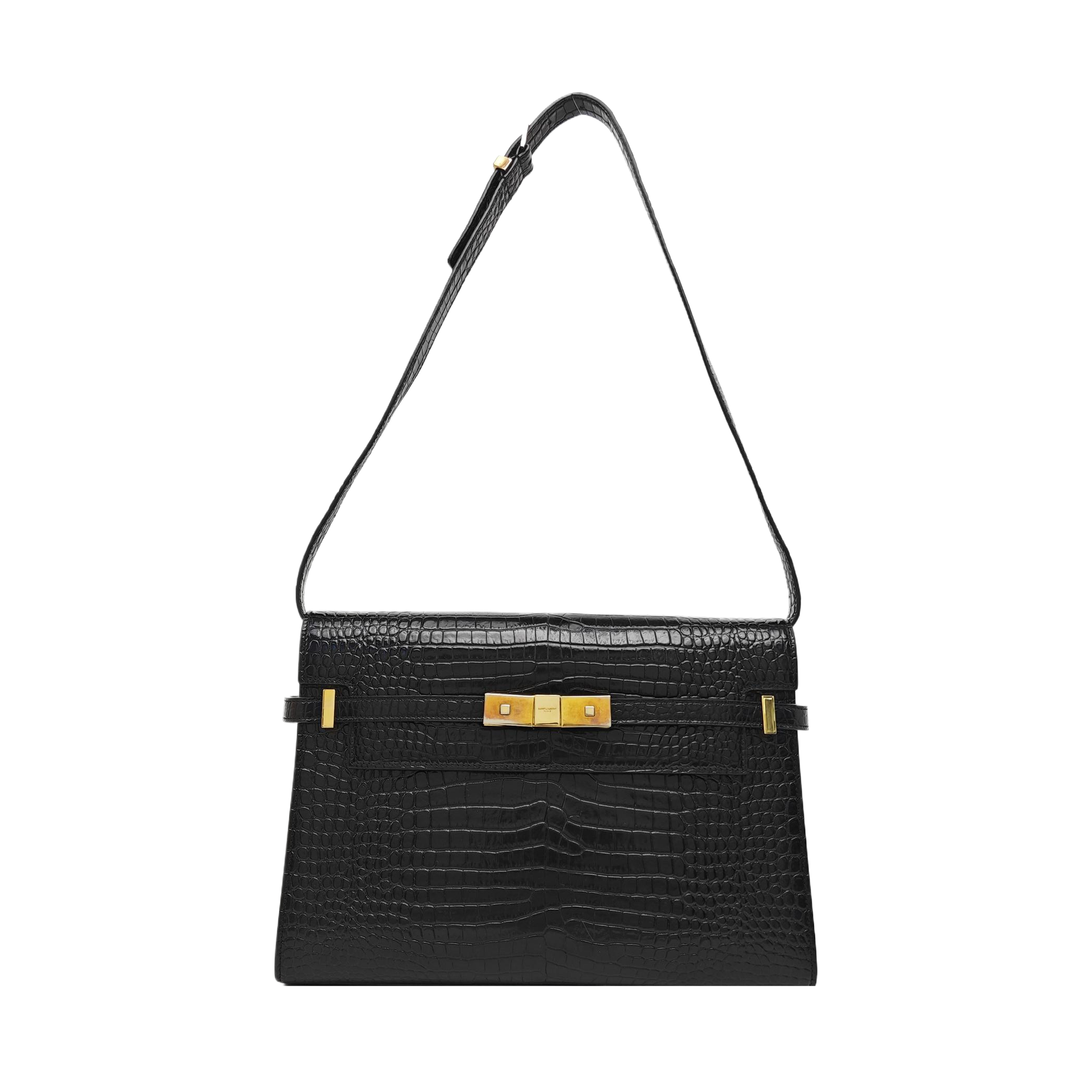 MANHATTAN Medium Calfskin Black