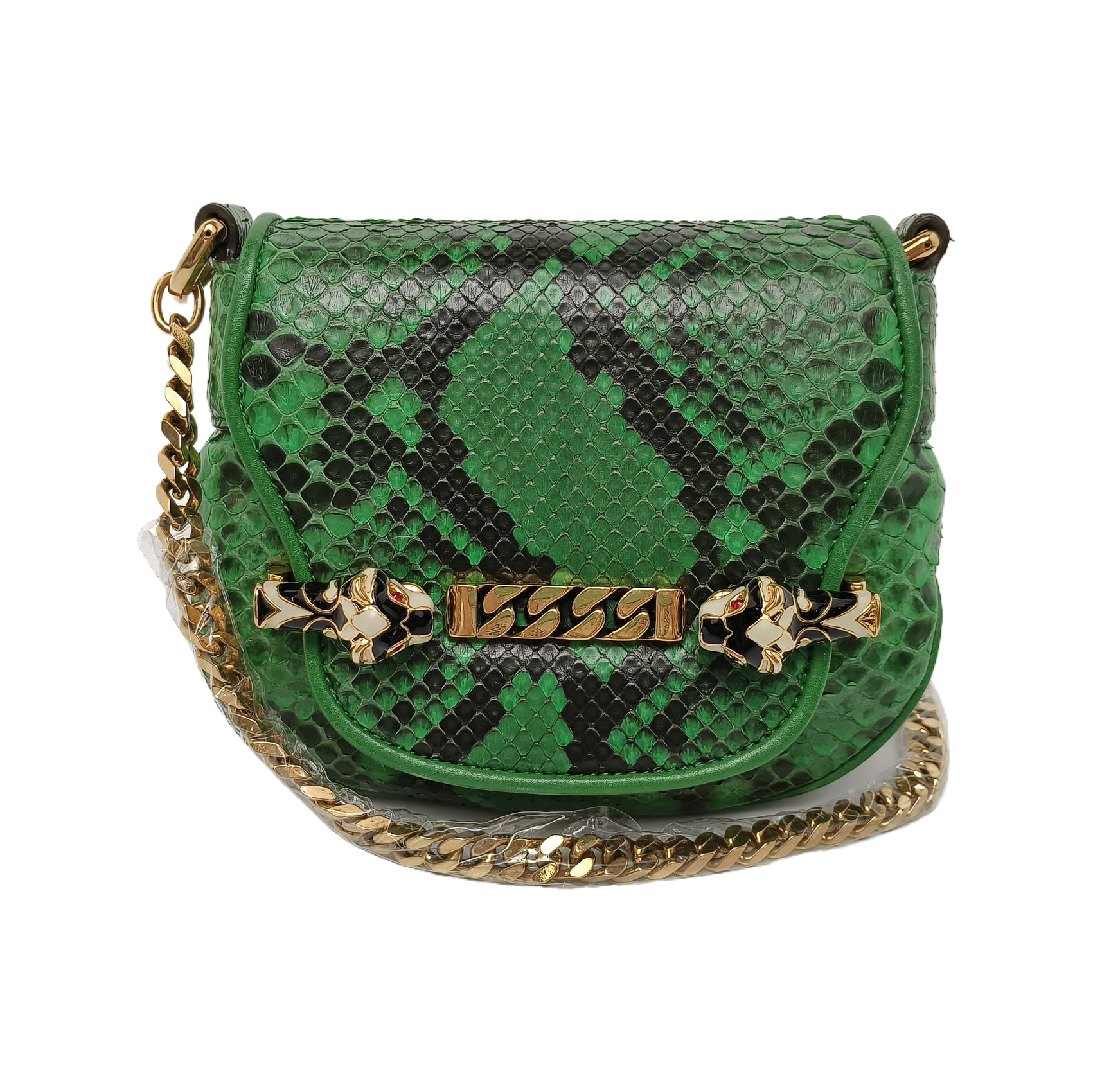 Nubuck Tigrette Python Green