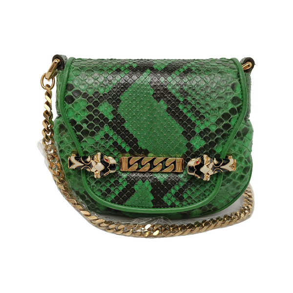 Nubuck Tigrette Python Green