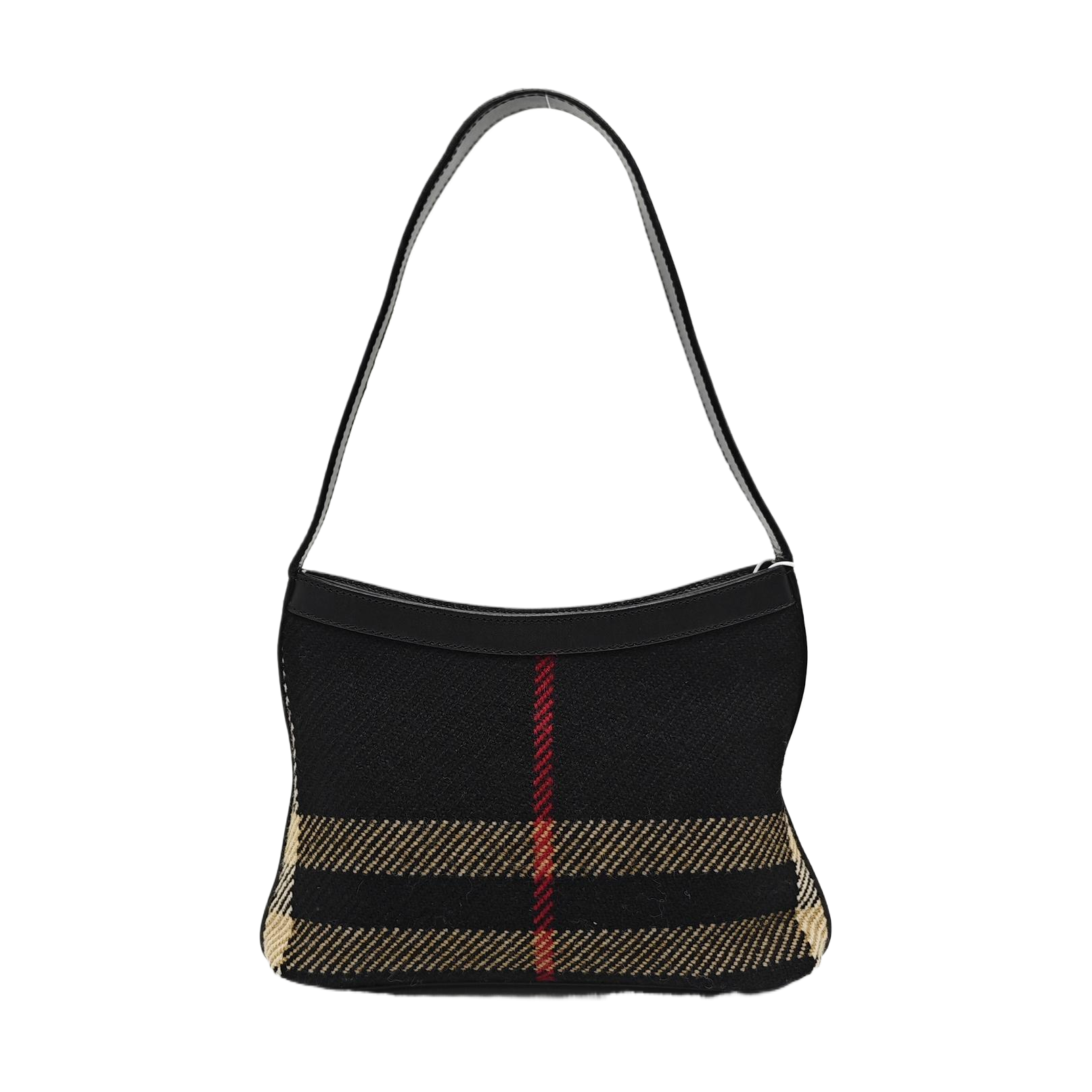 Fabric Shoulder Bag Black