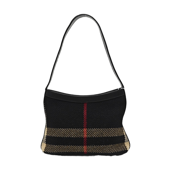 Fabric Shoulder Bag Black