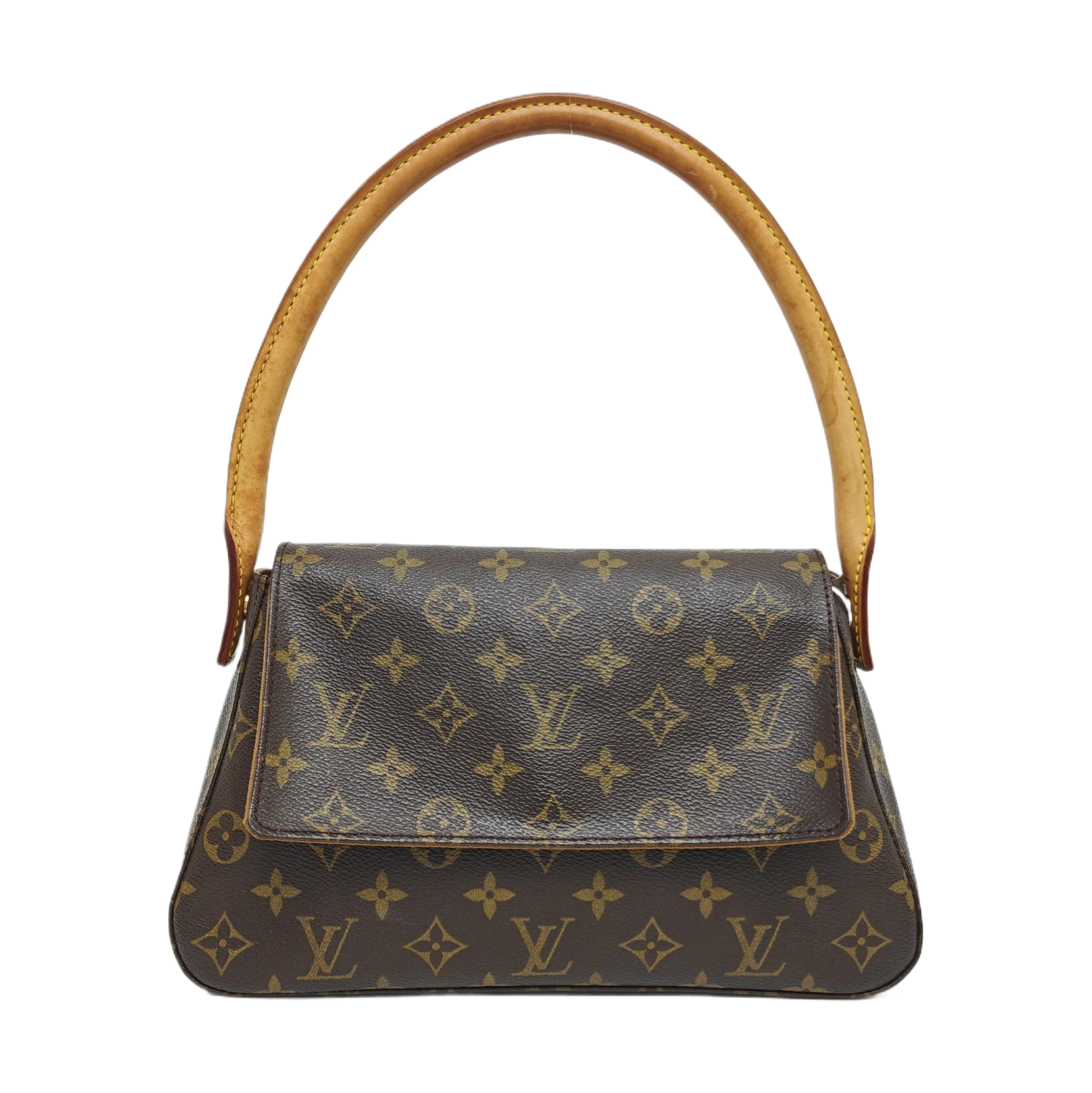 LOOPING PM Monogram Coated Canvas Brown