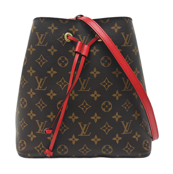 NÉONOÉ MM Monogram Coated Canvas Brown