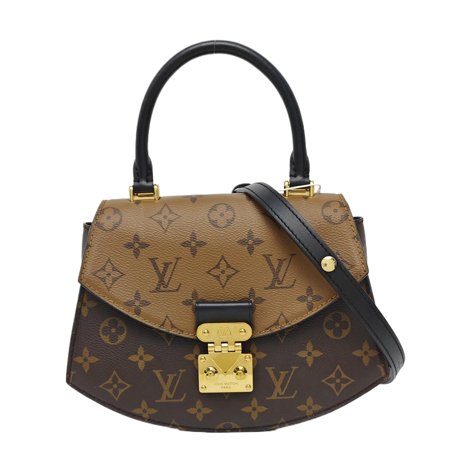 Monogram Coated Canvas Shoulder Bag Super Mini Brown