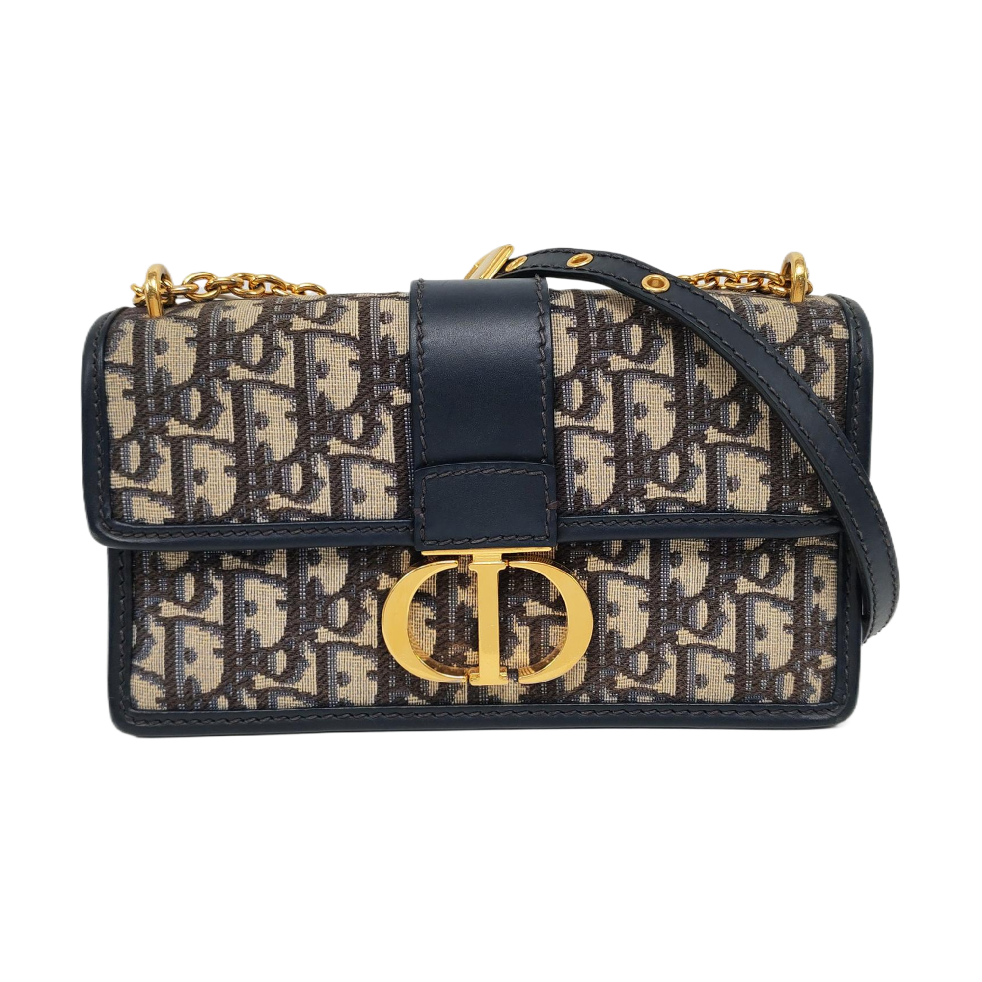 30 Montaigne East-West Oblique Canvas Blue