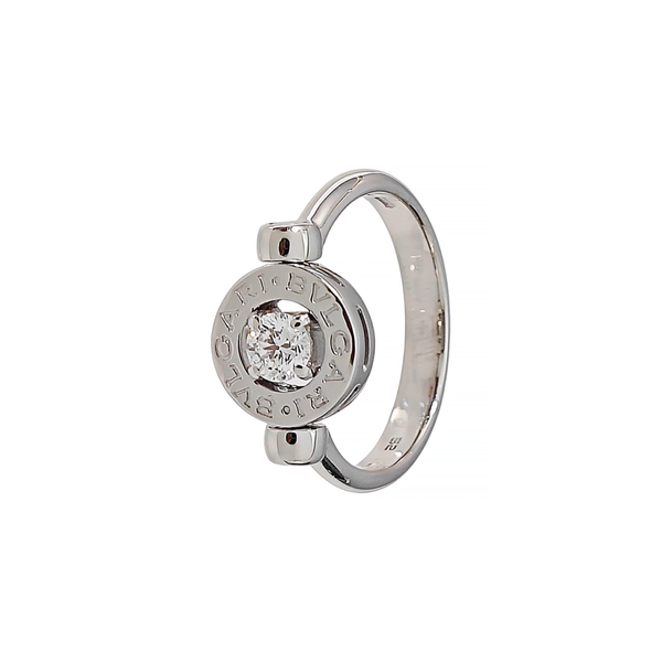 BVLGARI BVLGARI 18k White Gold Silver Ring EU 52
