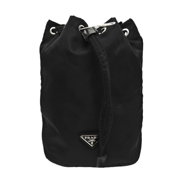 Authenticated pre-owned  Bucket Nylon Black - Bucket Bag at Looply
