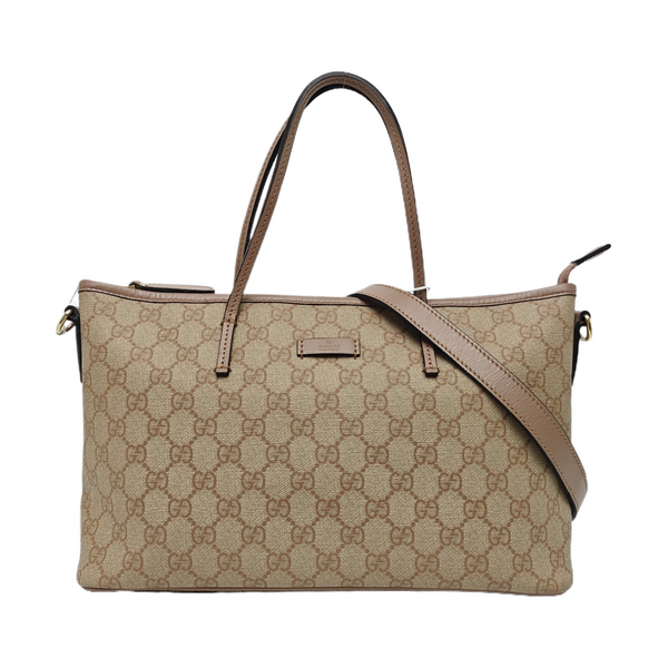 Monogram Coated Canvas Tote Bag Pink