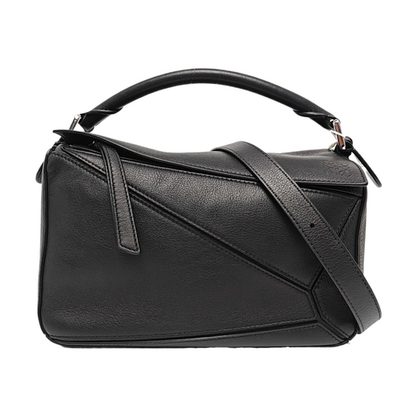 Puzzle Small Calfskin Black