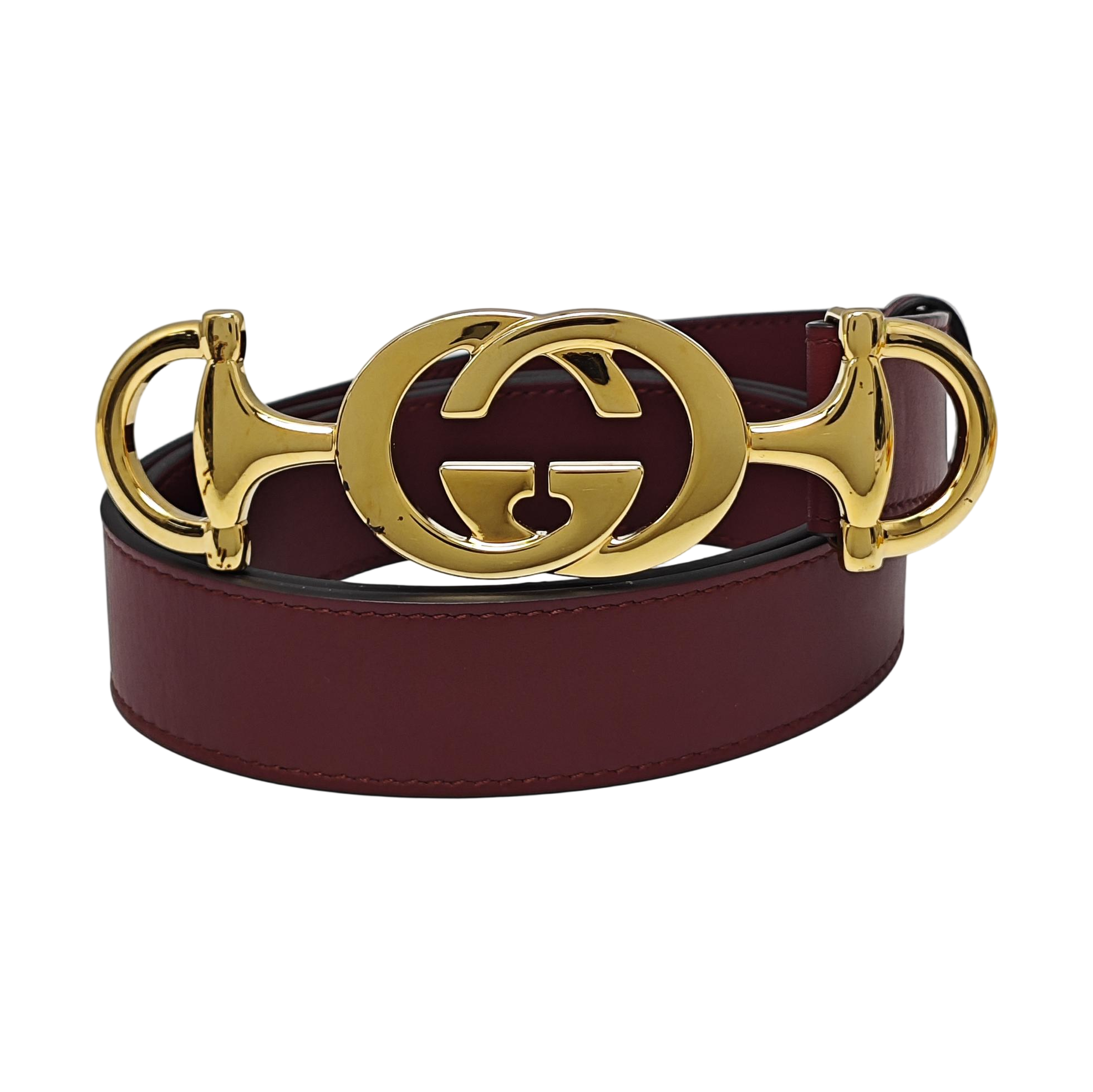 Leather Belt Red