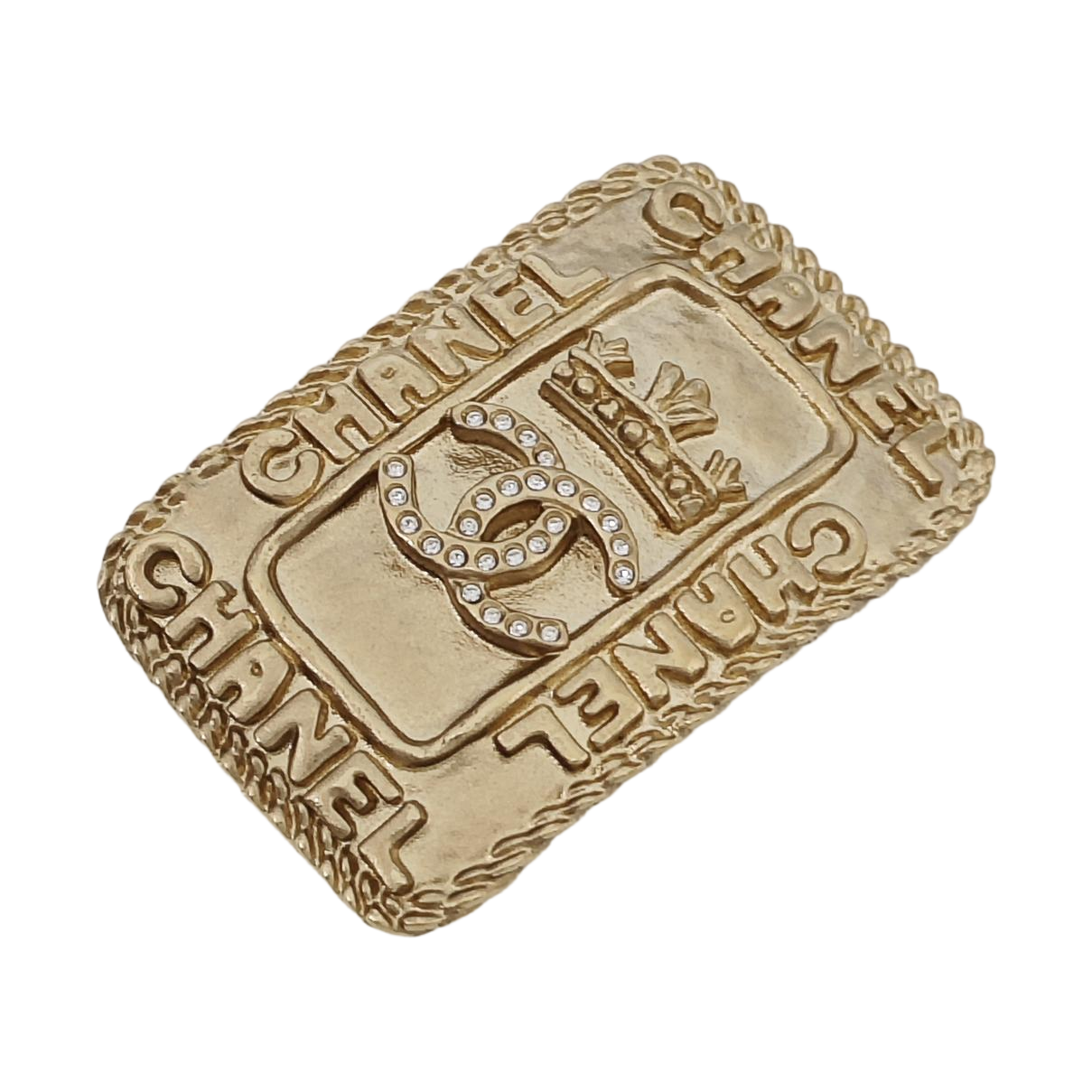 Metal Gold Brooch