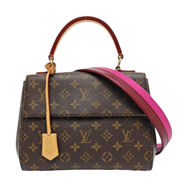 CLUNY PM Monogram Coated Canvas Brown