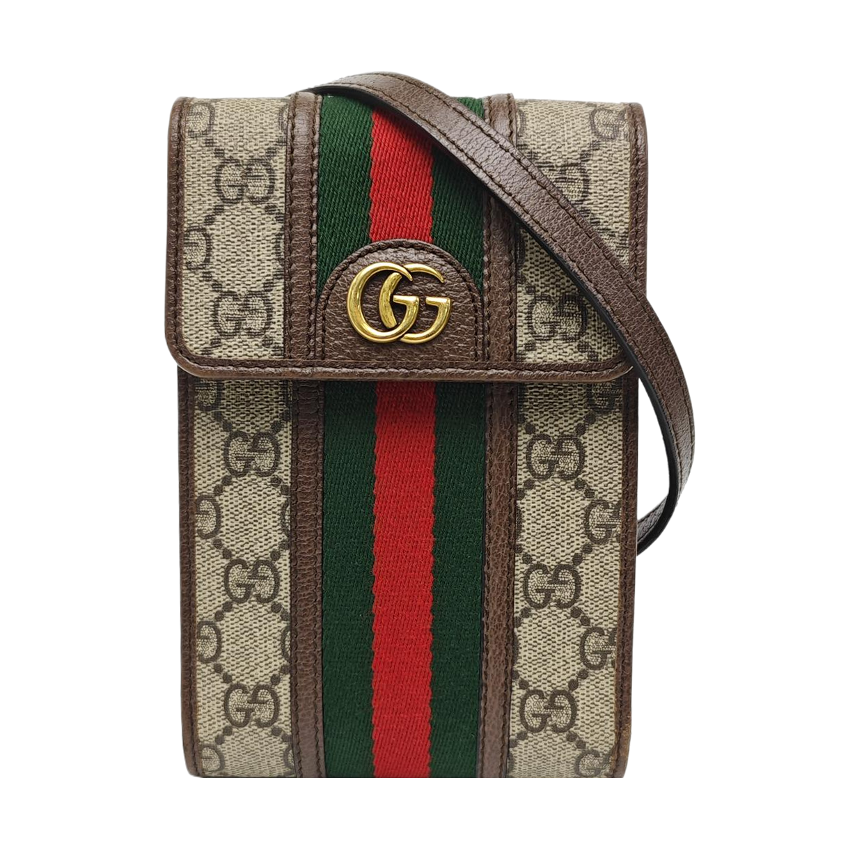 Ophidia Mini Monogram Coated Canvas Beige