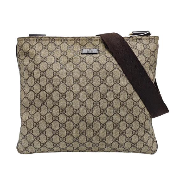 GG Supreme Monogram Coated Canvas Black