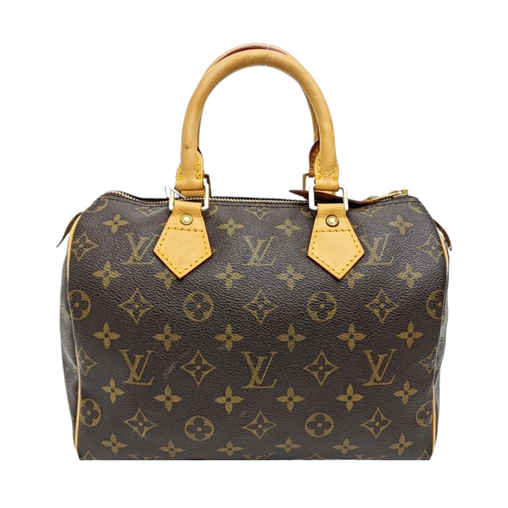SPEEDY 25 Monogram Coated Canvas Brown