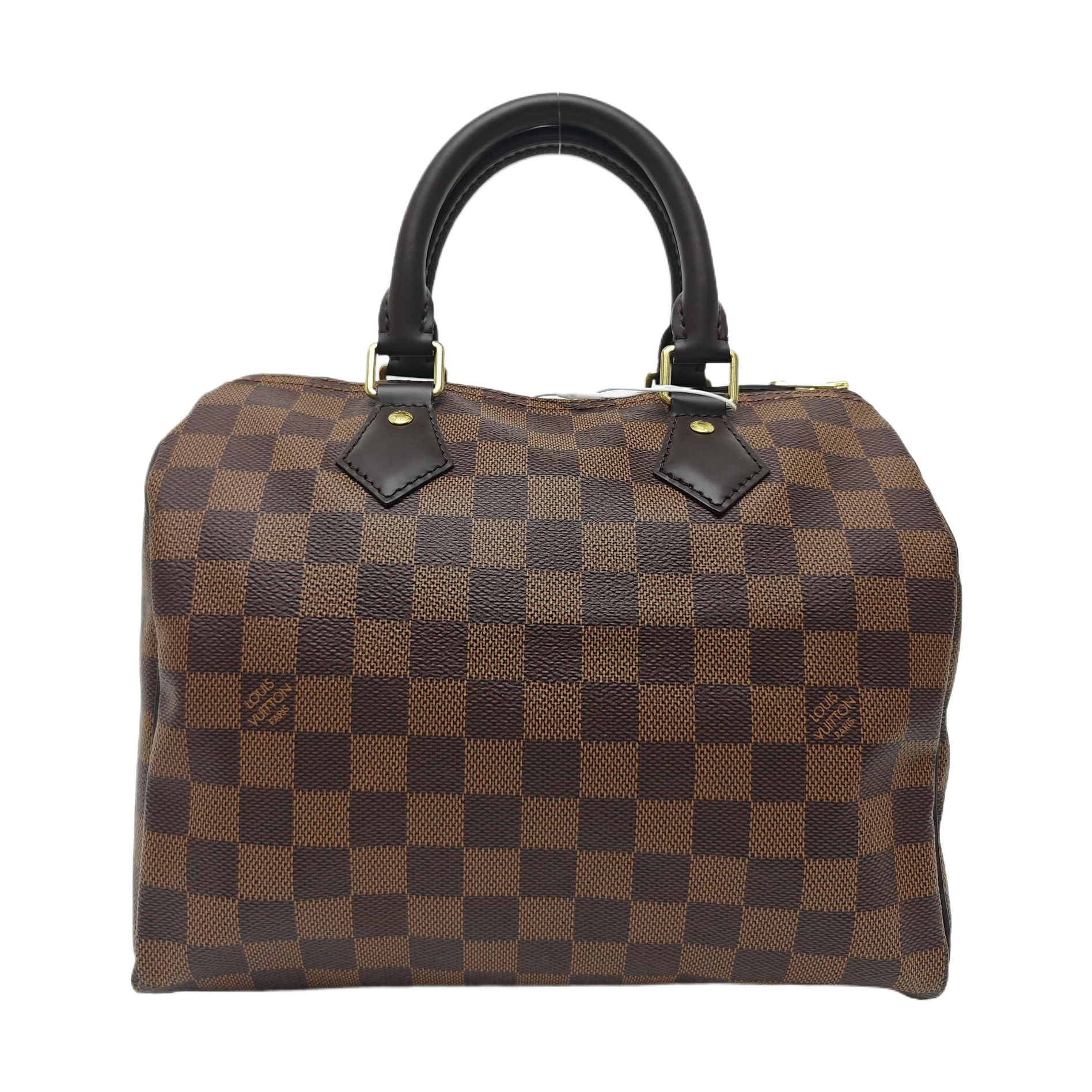 SPEEDY 25 Damier Ebene Coated Canvas Brown