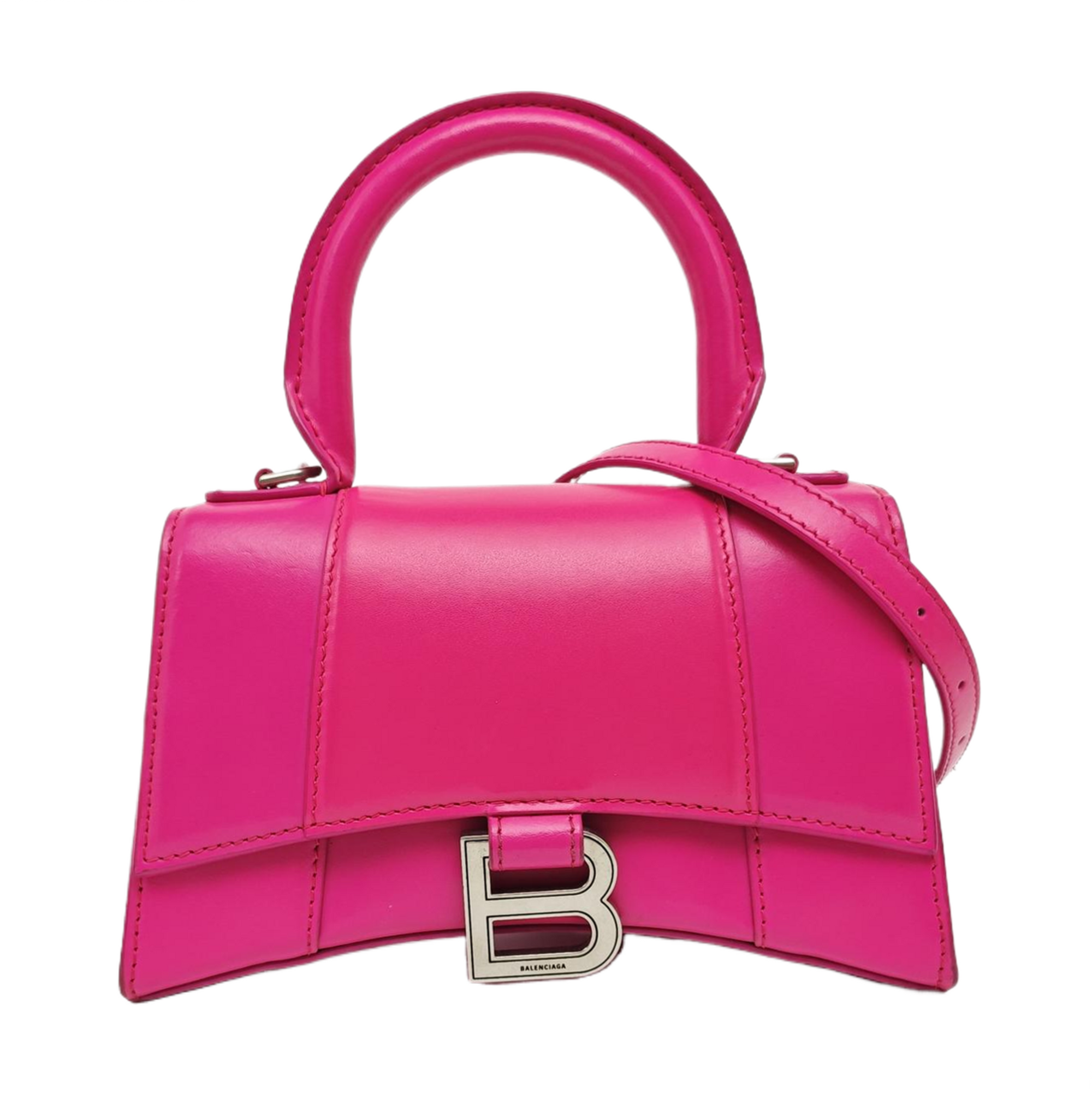 Hourglass XS Quilted Calfskin Red
