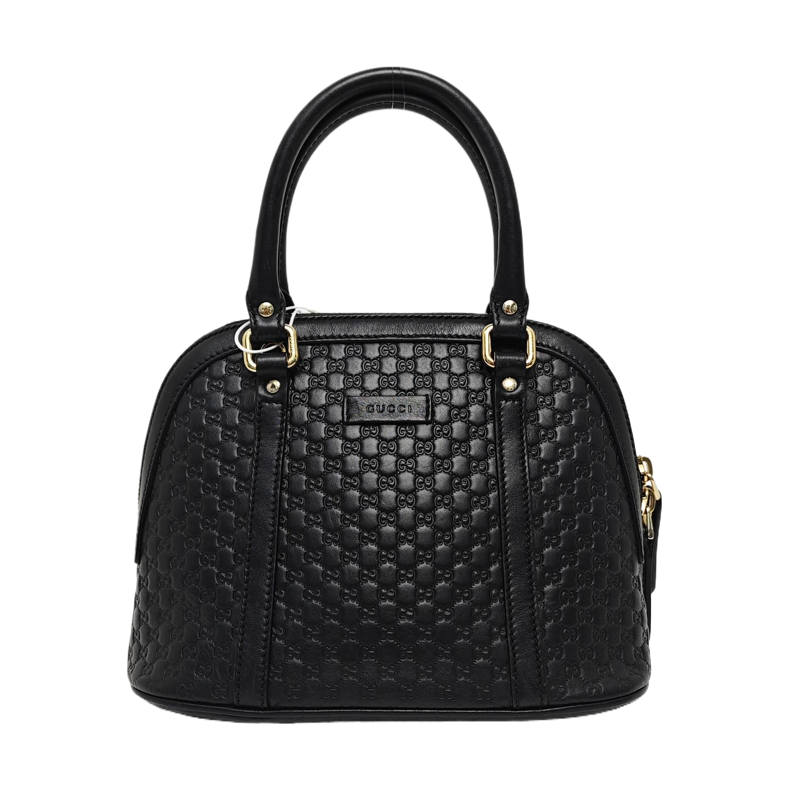Microguccissima Monogram Calfskin Black